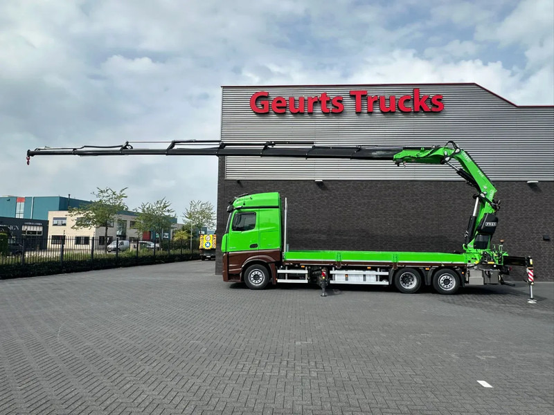Mercedes-Benz Actros 2545 6X2 OPENLAADBAK MET FASSI F545RA.2.28 XE DINAMIC KRAAN / KRAAN/ CRANE/ GRUA - Camión grúa: foto 1 Mercedes-Benz Actros 2545 6X2 OPENLAADBAK MET FASSI F545RA.2.28 XE DINAMIC KRAAN / KRAAN/ CRANE/ GRUA - Camión grúa: foto 1