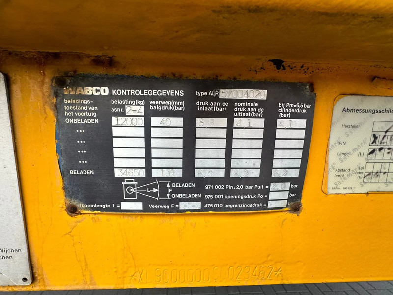 Semirremolque góndola rebajadas Nooteboom EURO-48-03 DIEPLADER / TIEFLADER / LOW LOADER MET HYDRAULISCH VERING EN STUURASSEN: foto 17