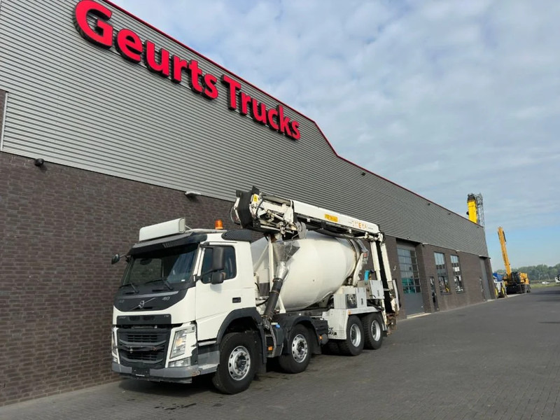 Volvo FM 410 8X4 + STETTER 9 M3 MIXER/MISCHER + THEAM 15 M TRANSPORTBAND/BELT - Camión hormigonera: foto 2 Volvo FM 410 8X4 + STETTER 9 M3 MIXER/MISCHER + THEAM 15 M TRANSPORTBAND/BELT - Camión hormigonera: foto 2
