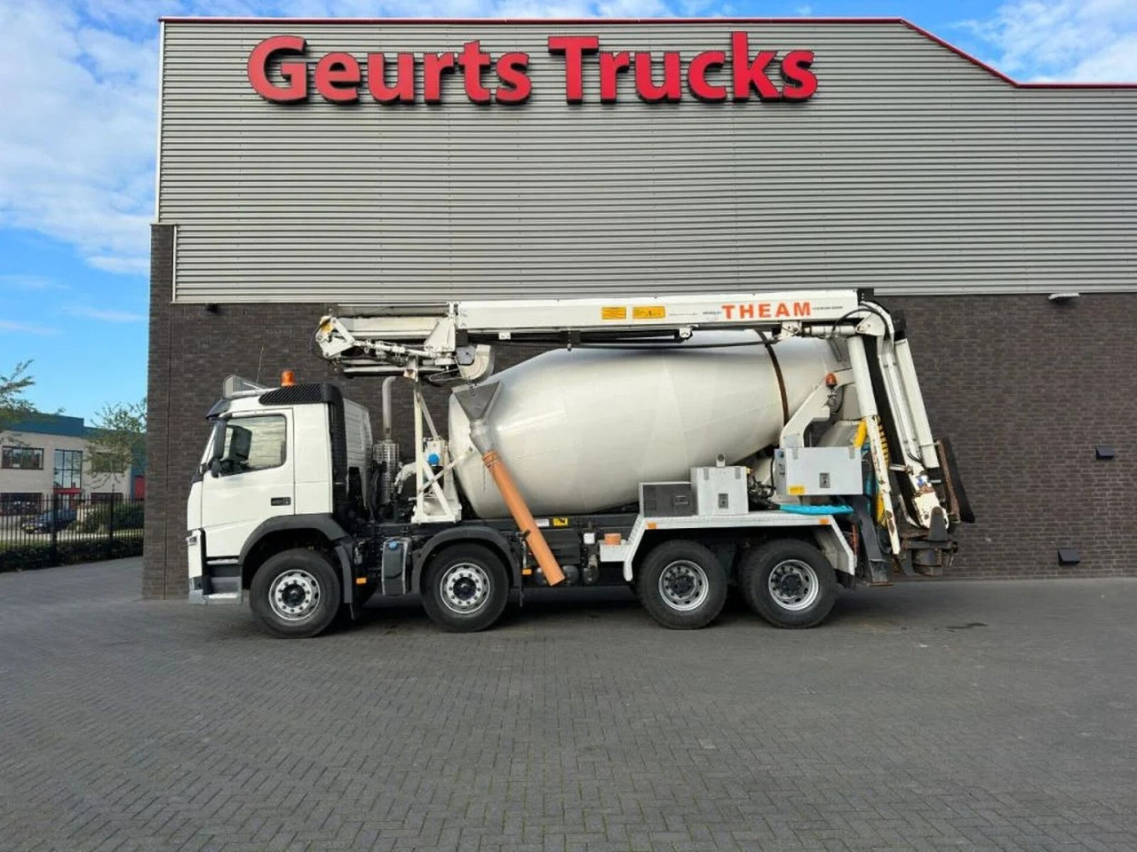 Volvo FM 410 8X4 + STETTER 9 M3 MIXER/MISCHER + THEAM - Camión hormigonera: foto 1 Volvo FM 410 8X4 + STETTER 9 M3 MIXER/MISCHER + THEAM - Camión hormigonera: foto 1