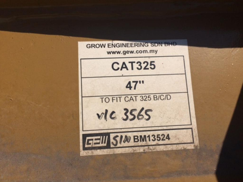 Cazo nuevo Caterpillar 325B / 325C / 325D 47 inch HDbucket: foto 6 Cazo nuevo Caterpillar 325B / 325C / 325D 47 inch HDbucket: foto 6