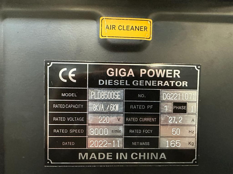 Leasing de Giga power PLD8500SE 8 kVA silent generator Giga power PLD8500SE 8 kVA silent generator: foto 9 Leasing de Giga power PLD8500SE 8 kVA silent generator Giga power PLD8500SE 8 kVA silent generator: foto 9