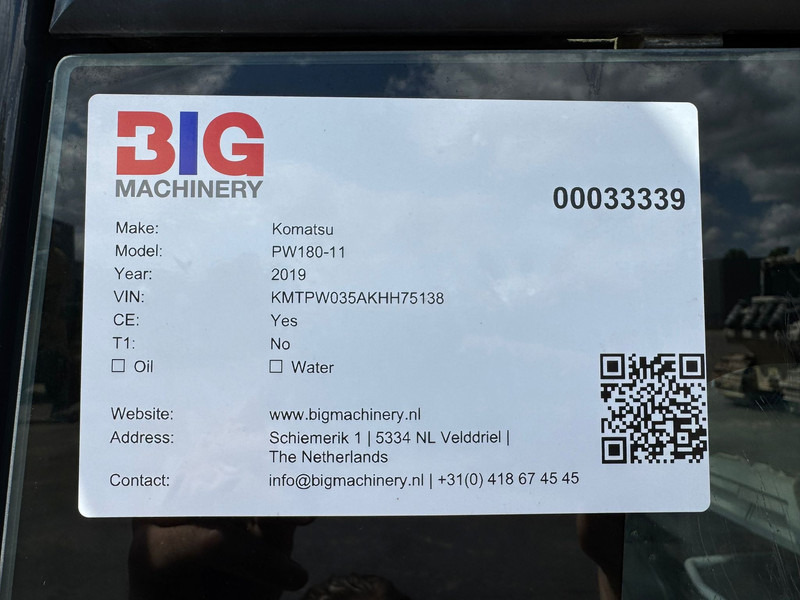 Leasing de Komatsu PW180-11 Komatsu PW180-11: foto 8