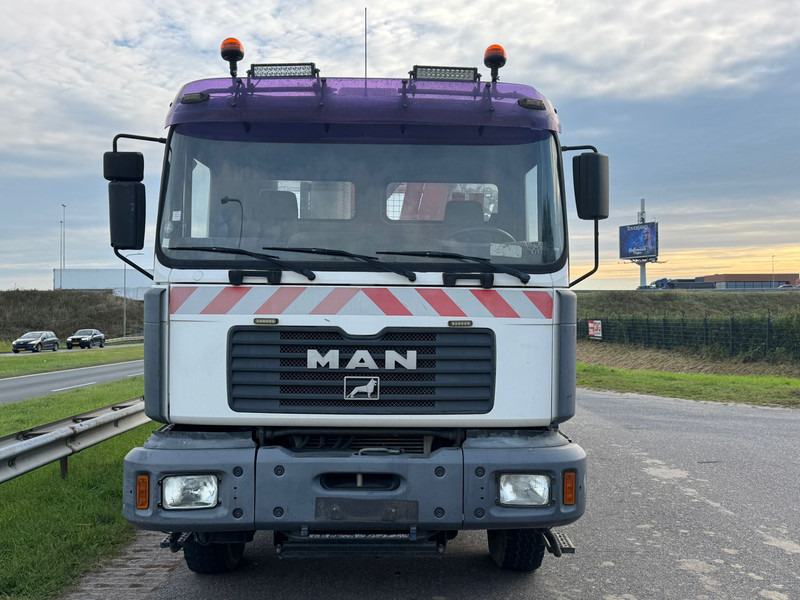 MAN 19.310 4x2 Kipper with HMF 1463K2 Crane - Camión volquete, Camión grúa: foto 4 MAN 19.310 4x2 Kipper with HMF 1463K2 Crane - Camión volquete, Camión grúa: foto 4