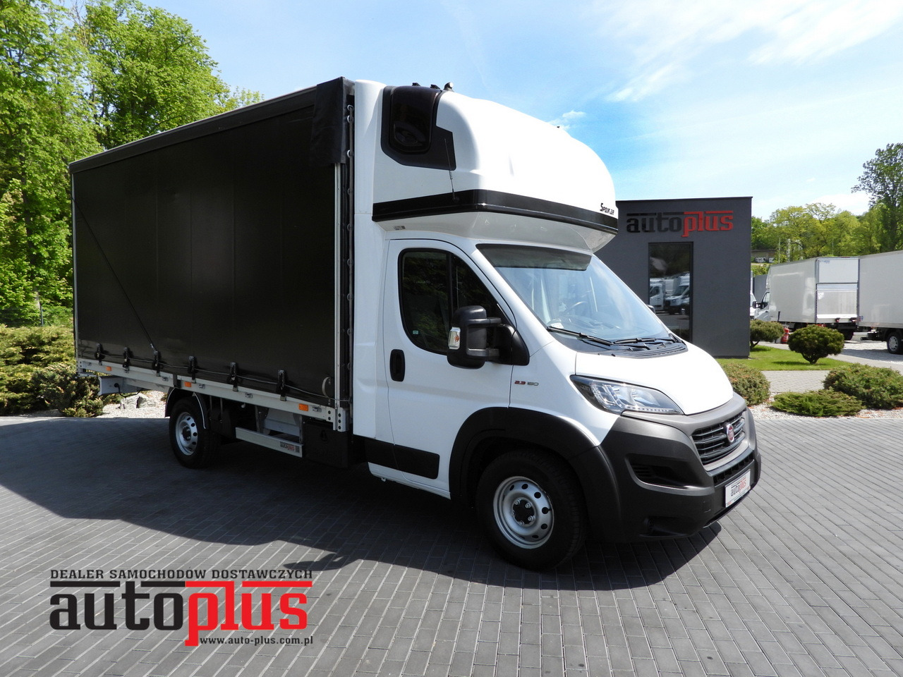FIAT DUCATO TARPAULIN 10 PALLETS WEBASTO CRUISE CONTROL AIR CONDITIONING LED LIGHTS PNEUMATICS 160HP - Furgoneta con caja de lona: foto 1 FIAT DUCATO TARPAULIN 10 PALLETS WEBASTO CRUISE CONTROL AIR CONDITIONING LED LIGHTS PNEUMATICS 160HP - Furgoneta con caja de lona: foto 1