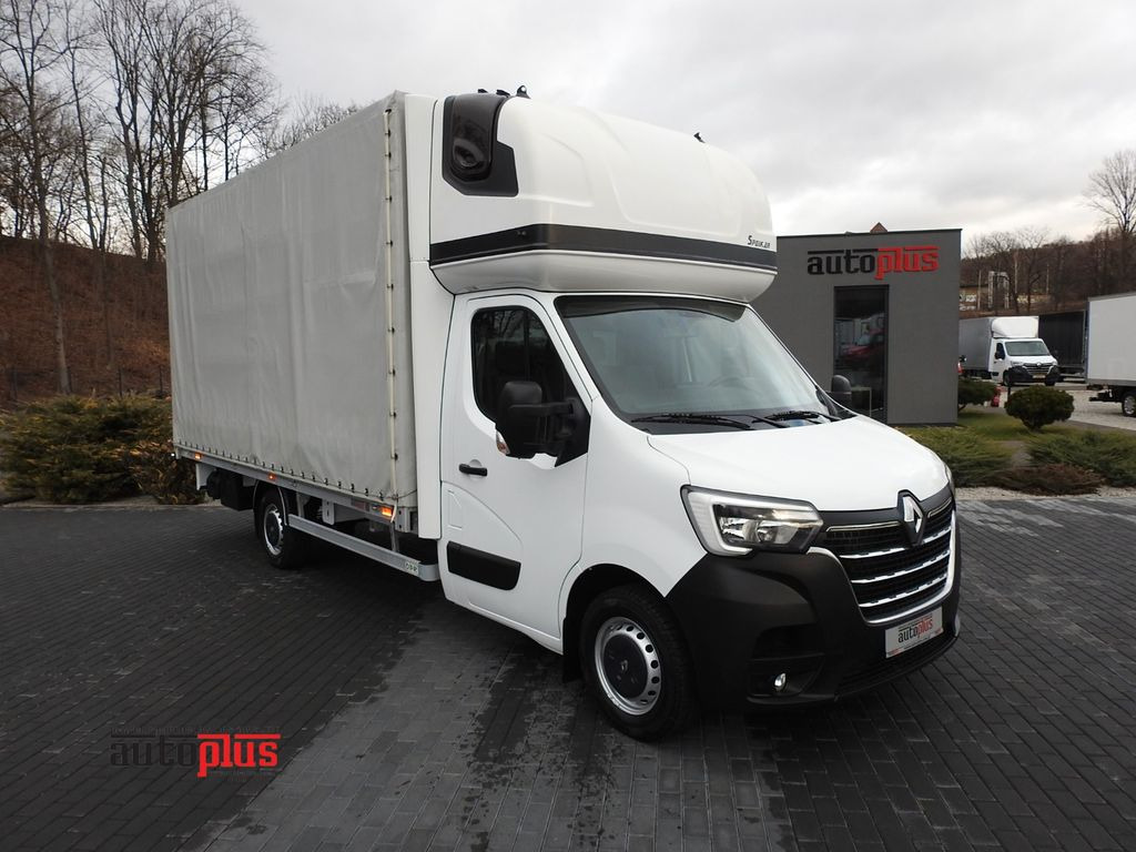 Renault MASTER PRITSCHE PLANE 10 PALETTEN WEBASTO A/C - Furgoneta con caja de lona: foto 1 Renault MASTER PRITSCHE PLANE 10 PALETTEN WEBASTO A/C - Furgoneta con caja de lona: foto 1