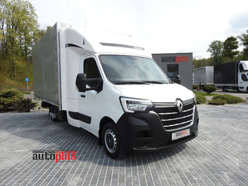 Renault MASTER PRITSCHE PLANE 10 PALETTEN WEBASTO A/C - Furgoneta con caja de lona, Furgoneta combi: foto 1 Renault MASTER PRITSCHE PLANE 10 PALETTEN WEBASTO A/C - Furgoneta con caja de lona, Furgoneta combi: foto 1