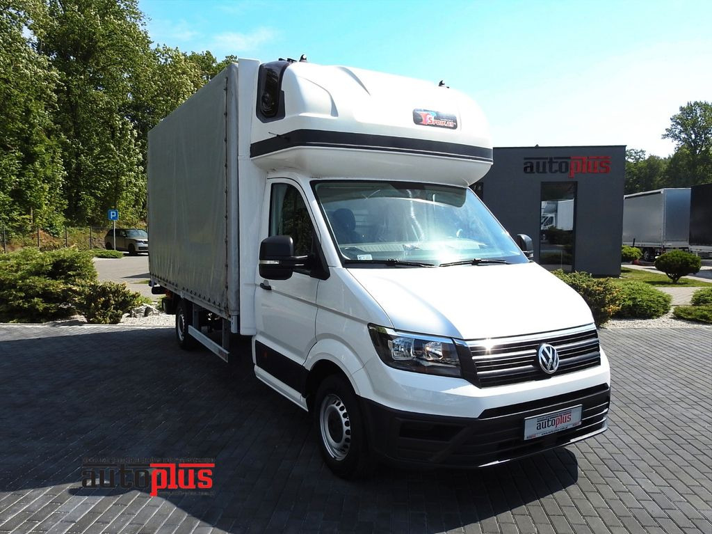 Volkswagen CRAFTER PRITSCHE PLANE AUFZUG 8 PALETTEN WEBASTO - Furgoneta con caja de lona: foto 1 Volkswagen CRAFTER PRITSCHE PLANE AUFZUG 8 PALETTEN WEBASTO - Furgoneta con caja de lona: foto 1