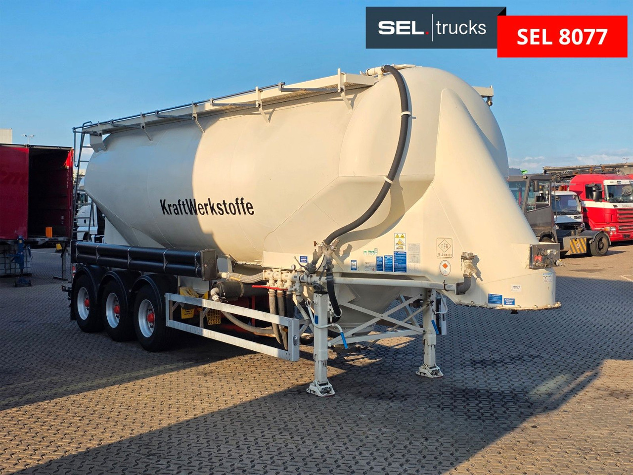 Feldbinder EUT 40.3/7645/A/2 / 1 Kammer - Semirremolque silo: foto 3 Feldbinder EUT 40.3/7645/A/2 / 1 Kammer - Semirremolque silo: foto 3