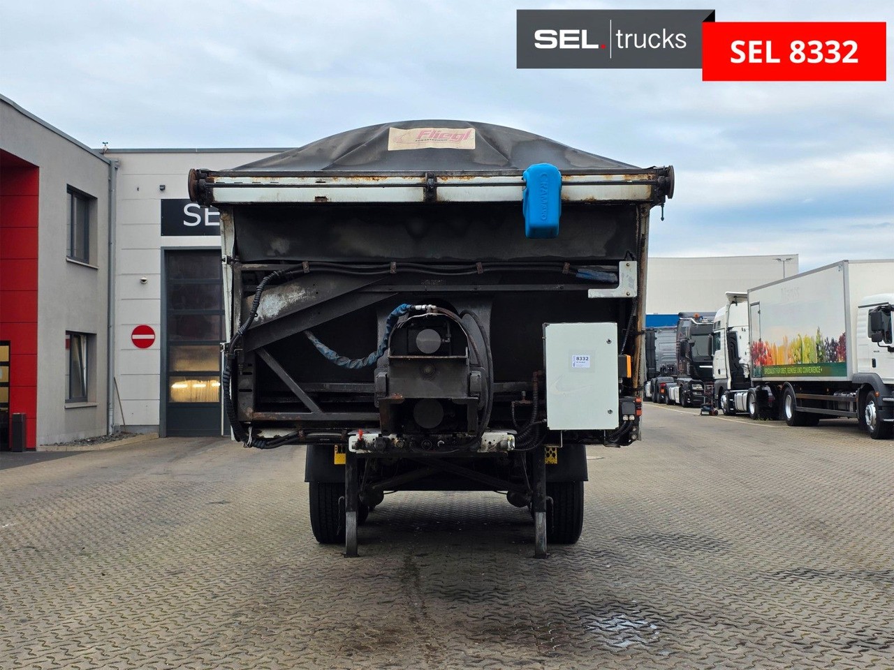 Kässbohrer ASS 372 Schwergut / mit Abschiebetec. / Asphalt - Semirremolque volquete: foto 2 Kässbohrer ASS 372 Schwergut / mit Abschiebetec. / Asphalt - Semirremolque volquete: foto 2