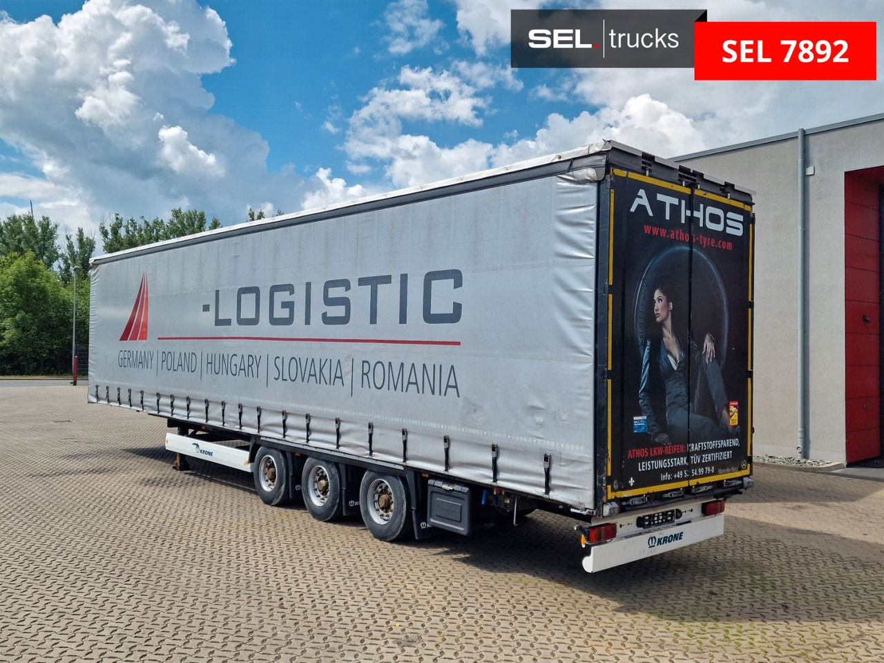 Semirremolque lona Krone SD / Hubdach / EDSCHA / Mega / Liftachse: foto 7