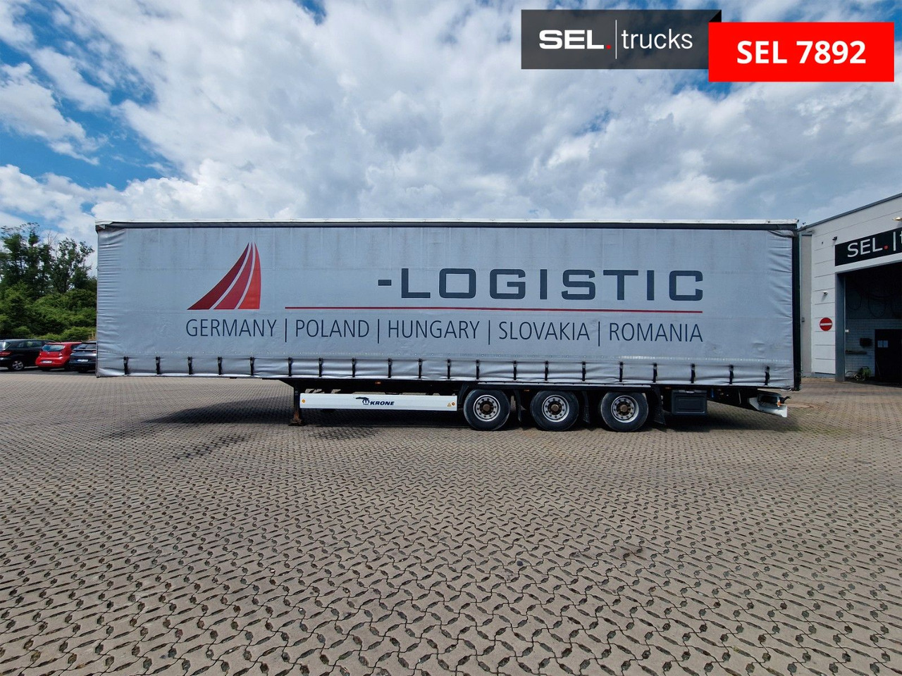 Semirremolque lona Krone SD / Hubdach / EDSCHA / Mega / Liftachse: foto 8