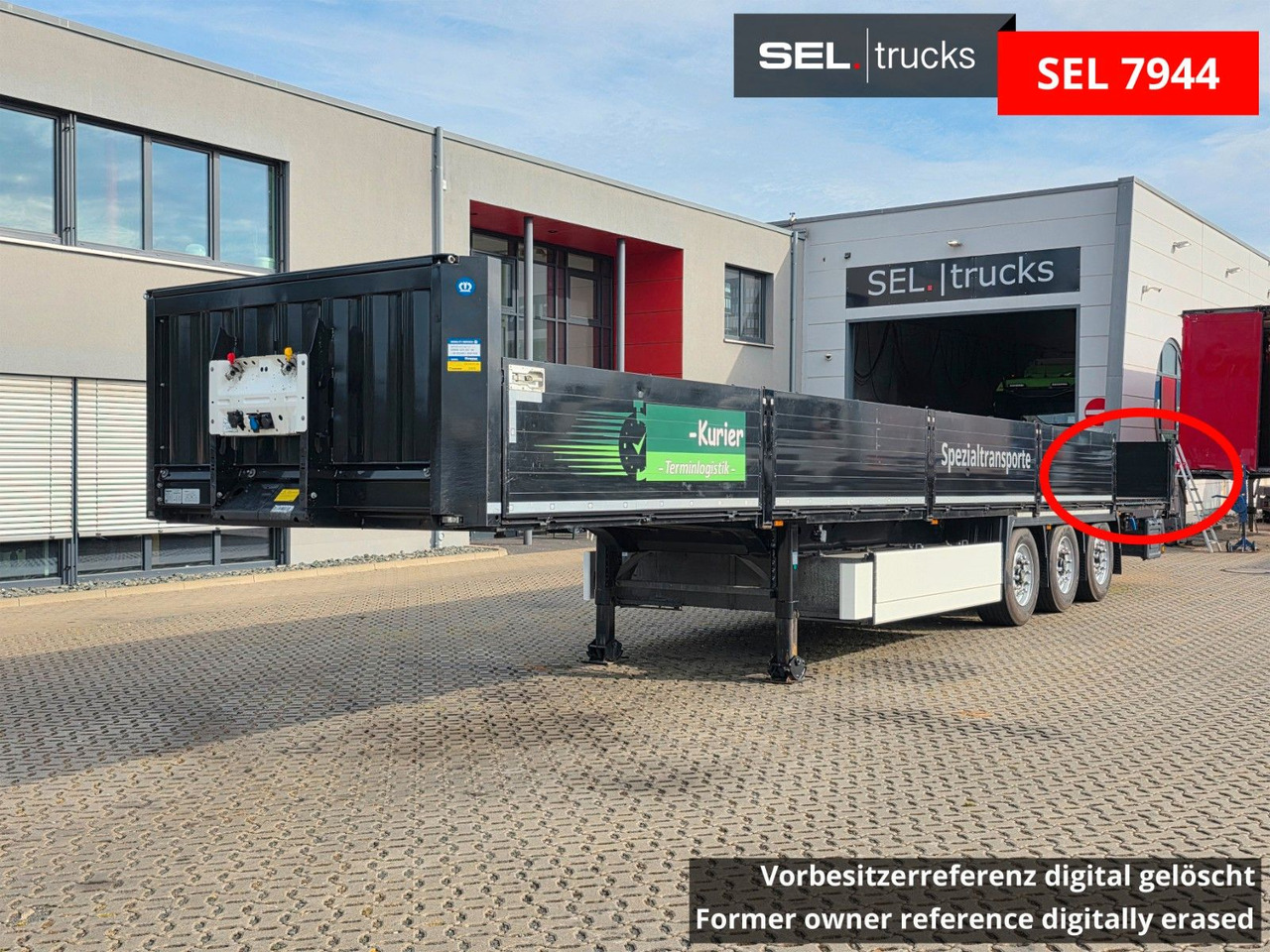 Krone SD / Palettenkasten - Semirremolque plataforma/ Caja abierta: foto 2 Krone SD / Palettenkasten - Semirremolque plataforma/ Caja abierta: foto 2