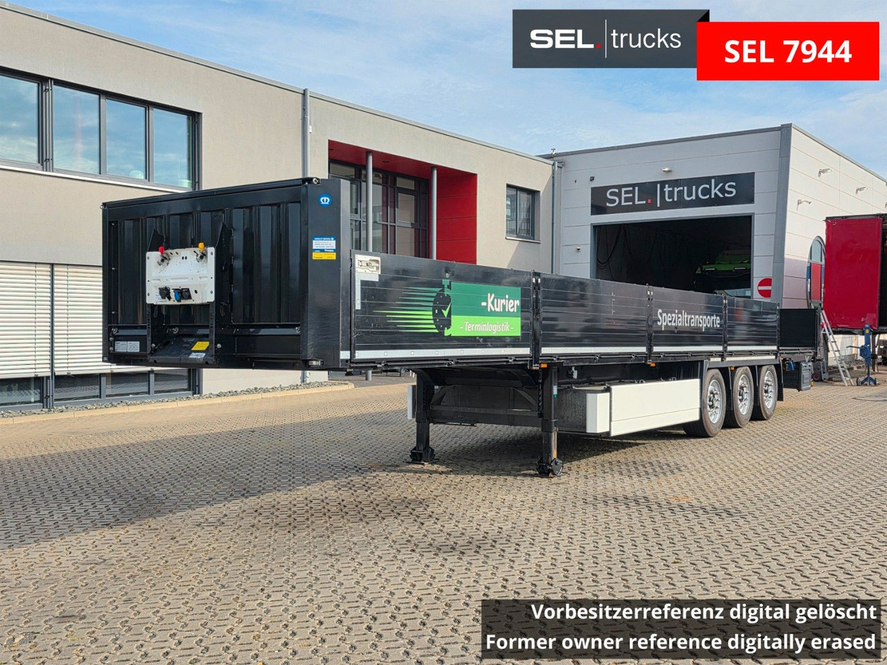 Krone SD / Palettenkasten - Semirremolque plataforma/ Caja abierta: foto 1 Krone SD / Palettenkasten - Semirremolque plataforma/ Caja abierta: foto 1
