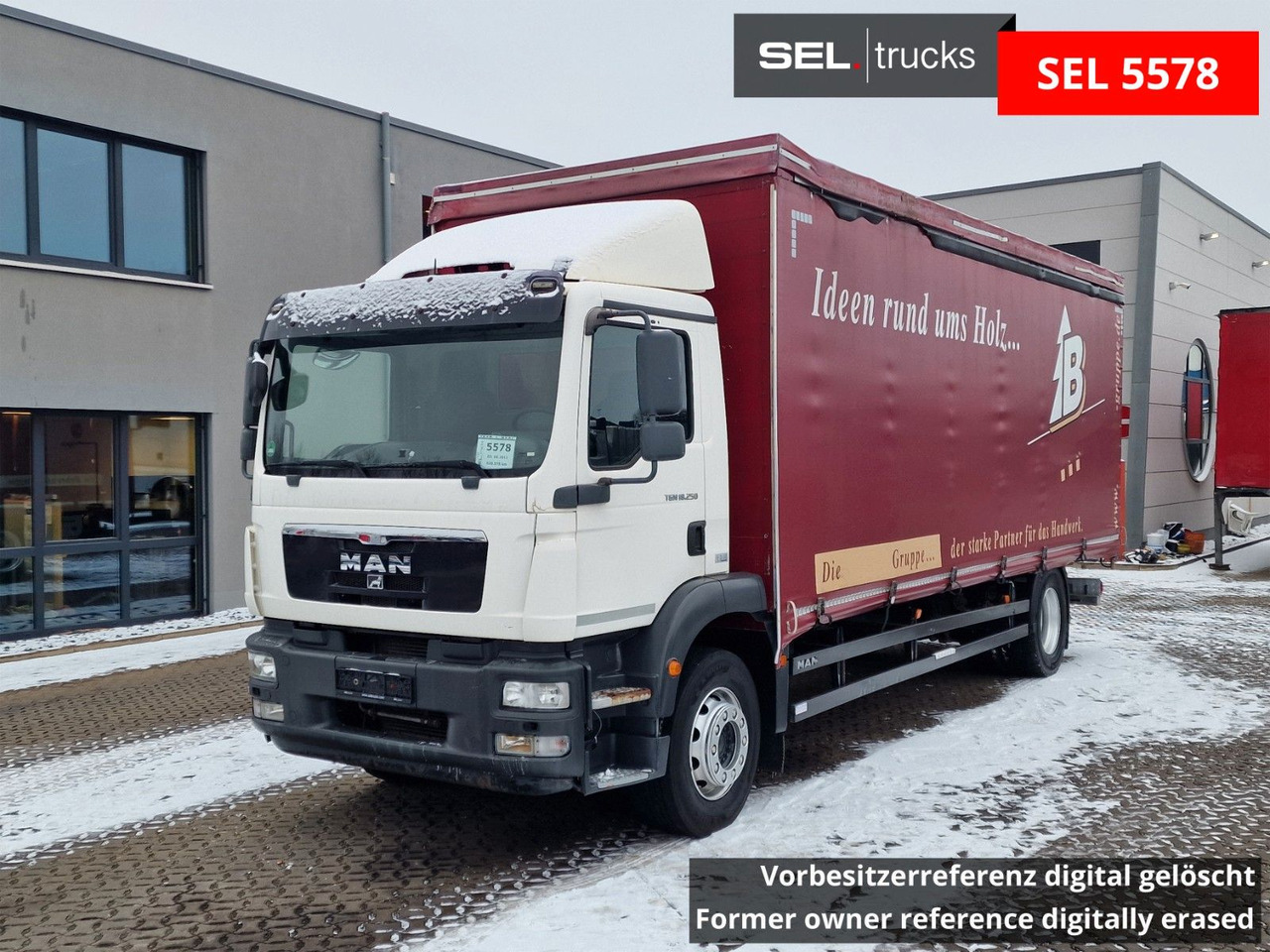 MAN TGM 18.250 4X2 LL / Staplerhalterung - Camión lona: foto 1 MAN TGM 18.250 4X2 LL / Staplerhalterung - Camión lona: foto 1