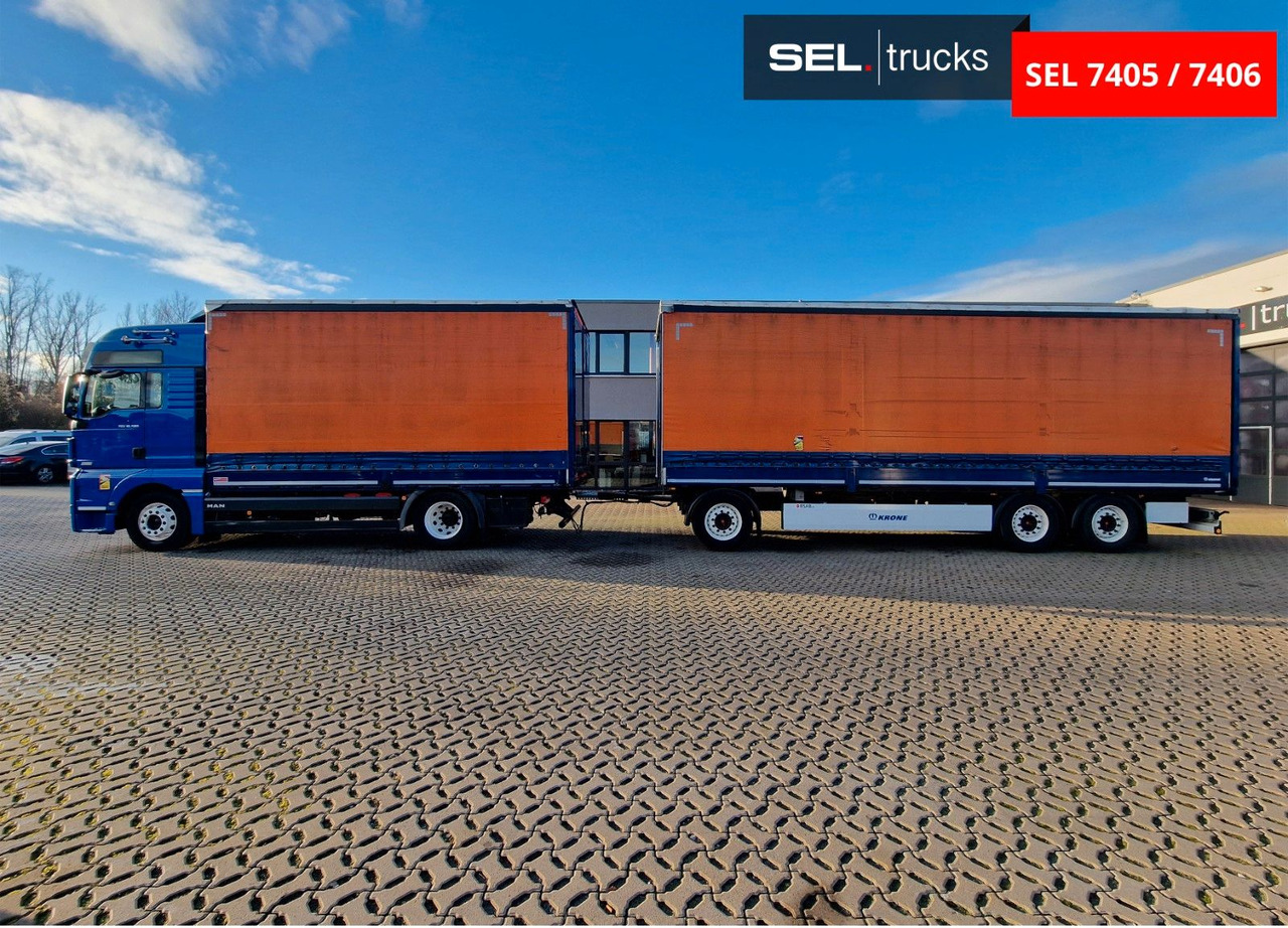 MAN TGX 18.580 4X2 LL/ Intarder/Aluklappen/Durchlade - Camión lona: foto 1 MAN TGX 18.580 4X2 LL/ Intarder/Aluklappen/Durchlade - Camión lona: foto 1