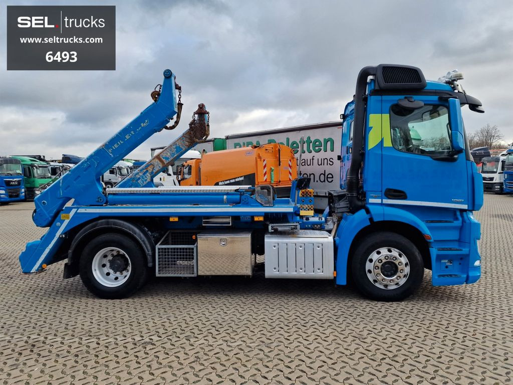 Mercedes-Benz Antos 1851 / Meiller Kipper / Standklima / Navi Mercedes-Benz Antos 1851 / Meiller Kipper / Standklima / Navi - Camión portacontenedor de cadenas: foto 4 Mercedes-Benz Antos 1851 / Meiller Kipper / Standklima / Navi Mercedes-Benz Antos 1851 / Meiller Kipper / Standklima / Navi - Camión portacontenedor de cadenas: foto 4