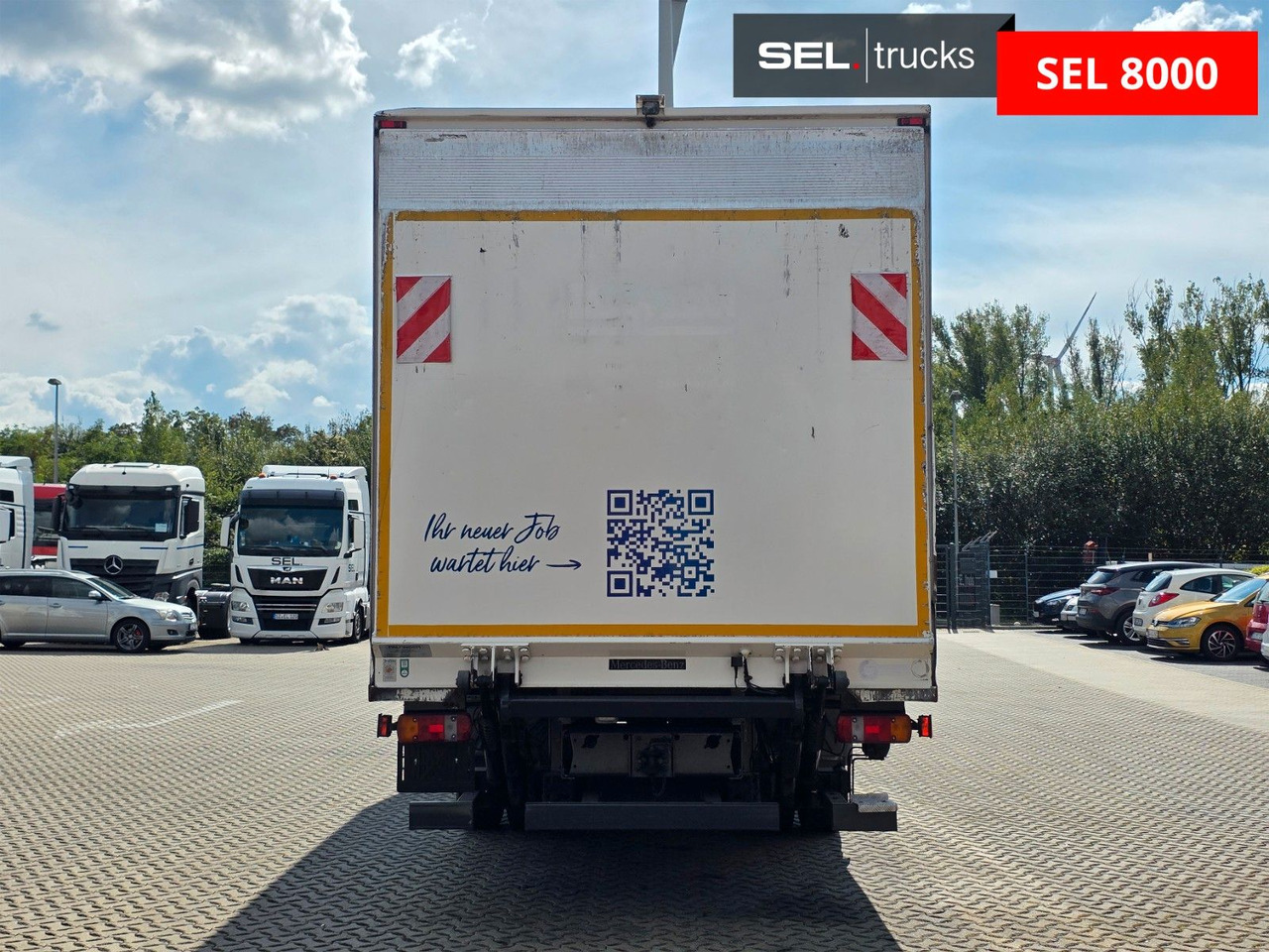 Camión caja cerrada Mercedes-Benz Atego 1218 / Ladebordwand: foto 6 Camión caja cerrada Mercedes-Benz Atego 1218 / Ladebordwand: foto 6