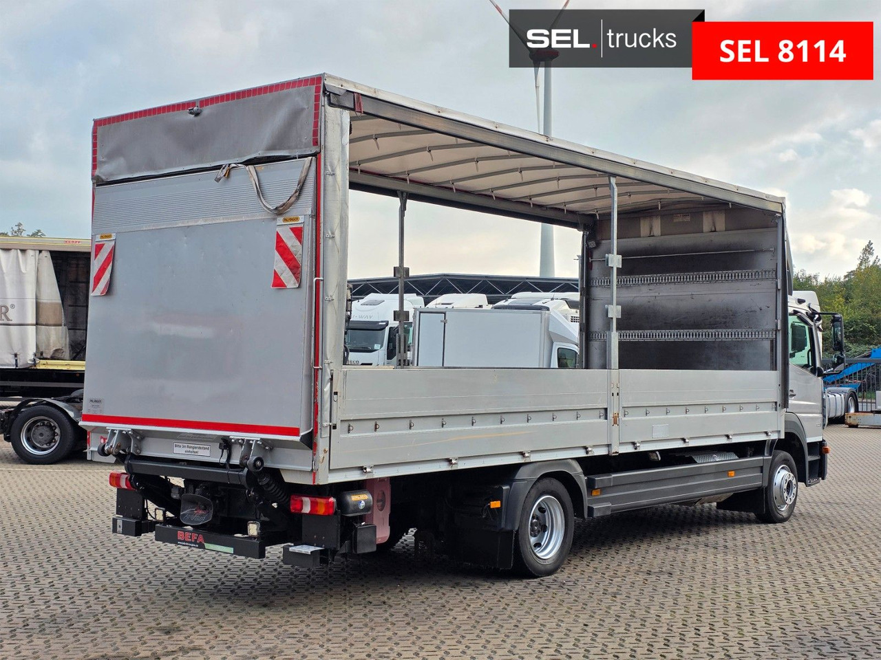 Mercedes-Benz Atego 1221 / Ladebordwand - Camión lona: foto 5 Mercedes-Benz Atego 1221 / Ladebordwand - Camión lona: foto 5