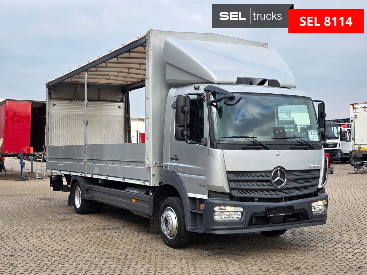 Mercedes-Benz Atego 1221 / Ladebordwand - Camión lona: foto 3 Mercedes-Benz Atego 1221 / Ladebordwand - Camión lona: foto 3