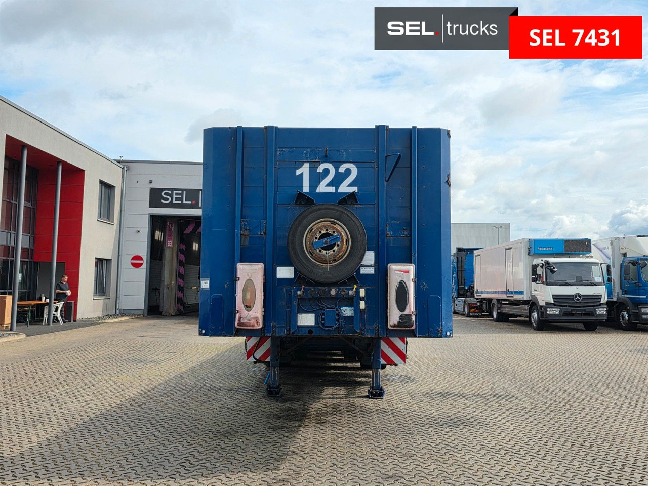 Meusburger MPS-4 / BPW / Lenkachse / Liftachse - Semirremolque plataforma/ Caja abierta: foto 2 Meusburger MPS-4 / BPW / Lenkachse / Liftachse - Semirremolque plataforma/ Caja abierta: foto 2