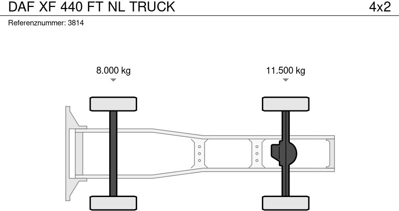 Cabeza tractora DAF XF 440 FT NL TRUCK: foto 17