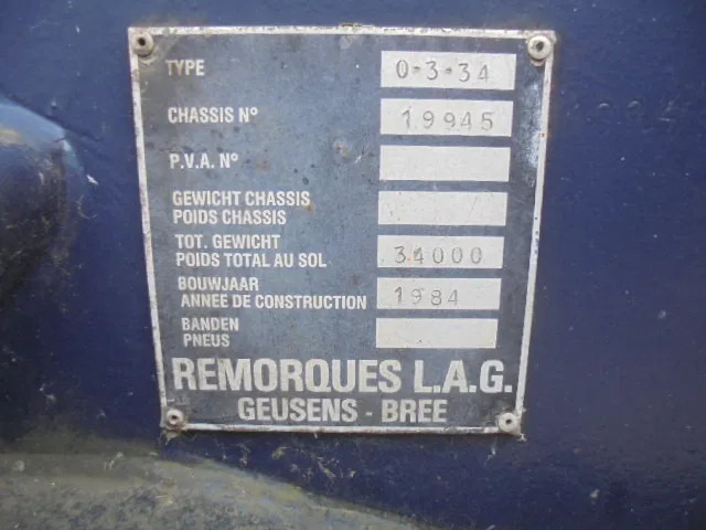 Semirremolque portacontenedore/ Intercambiable LAG 0-3-34: foto 13