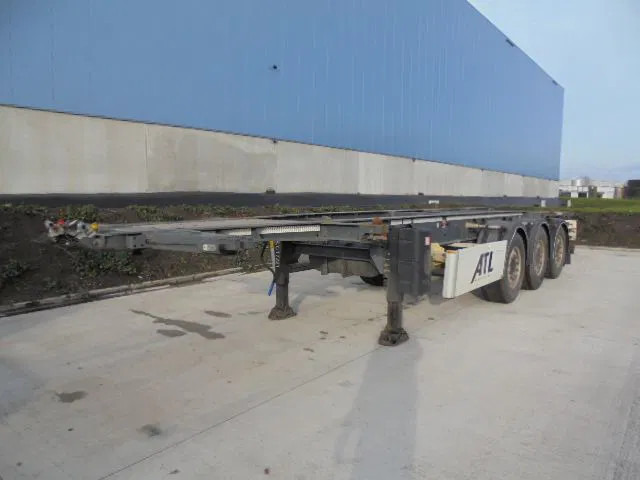 Semirremolque portacontenedore/ Intercambiable LAG O-3-CC ADR TANK TRAILER 30FT + 20FT: foto 1