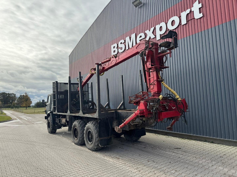 Kamaz 43101, 6x6 - Camión forestal, Camión grúa: foto 4 Kamaz 43101, 6x6 - Camión forestal, Camión grúa: foto 4