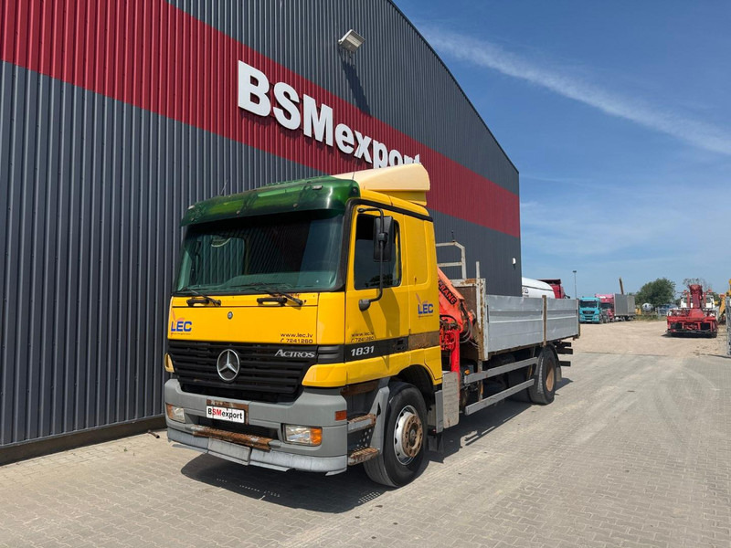 Mercedes-Benz Actros 1831, no crane - Camión caja abierta: foto 1 Mercedes-Benz Actros 1831, no crane - Camión caja abierta: foto 1