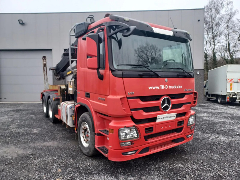 Mercedes-Benz Actros 3360 V8 avec GRUE HIAB 251S80 - 6X4 - V8 - Camión forestal, Camión grúa: foto 1 Mercedes-Benz Actros 3360 V8 avec GRUE HIAB 251S80 - 6X4 - V8 - Camión forestal, Camión grúa: foto 1