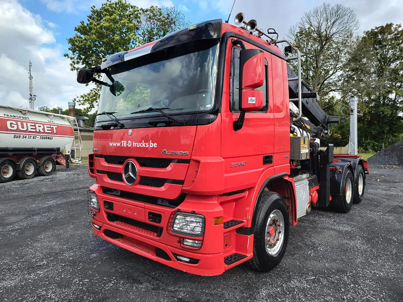 Mercedes-Benz Actros 3360 V8 avec GRUE HIAB 251S80 - 6X4 - V8 - Camión forestal, Camión grúa: foto 3 Mercedes-Benz Actros 3360 V8 avec GRUE HIAB 251S80 - 6X4 - V8 - Camión forestal, Camión grúa: foto 3