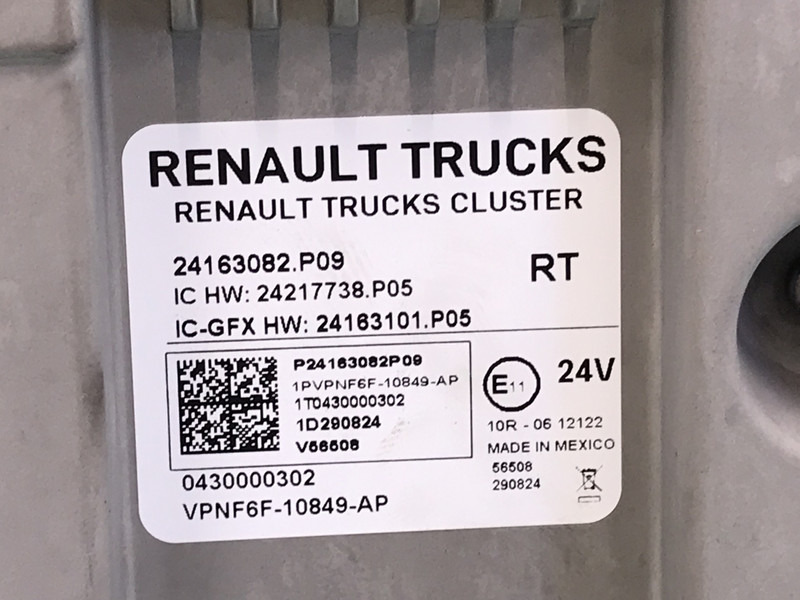 Renault T-Serie Evolution Instrumentenpaneel Renault 7424163082 - Salpicadero para Camión: foto 3 Renault T-Serie Evolution Instrumentenpaneel Renault 7424163082 - Salpicadero para Camión: foto 3