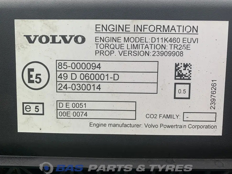 Volvo FM5 Motor Volvo D11K 460 K5 22611917 - Motor para Camión: foto 5 Volvo FM5 Motor Volvo D11K 460 K5 22611917 - Motor para Camión: foto 5