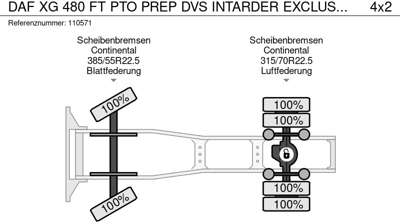 DAF XG 480 FT PTO PREP DVS INTARDER EXCLUSIVE AUDIO B3 ALARM - COMING SOON - Cabeza tractora: foto 2 DAF XG 480 FT PTO PREP DVS INTARDER EXCLUSIVE AUDIO B3 ALARM - COMING SOON - Cabeza tractora: foto 2