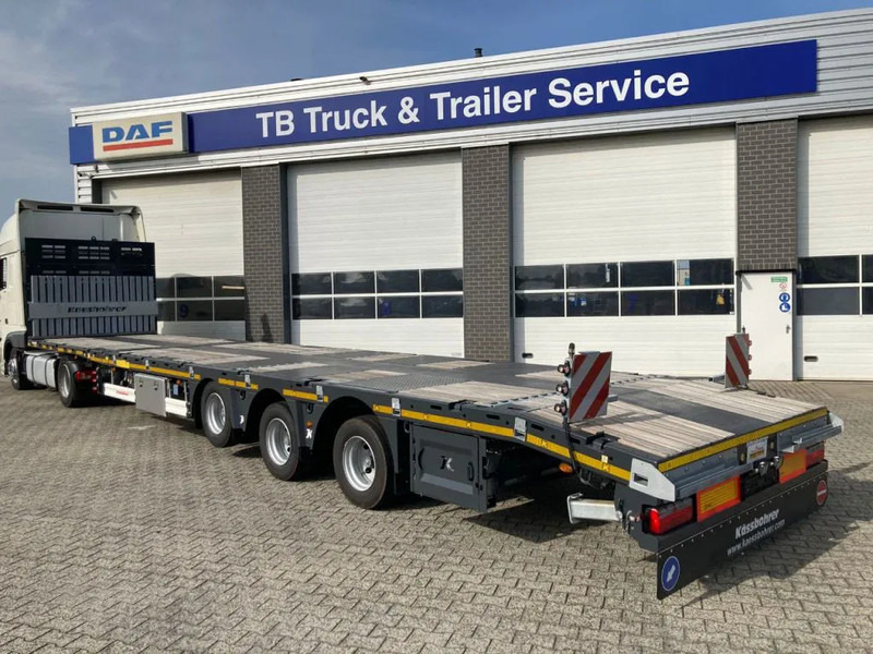 Kässbohrer SPA M3 / 1N - 18 / 27 Heavy Duty uitschuifbare vlakke mega trailer met liftas, rongen en oprijplaten - Semirremolque caja cerrada: foto 5 Kässbohrer SPA M3 / 1N - 18 / 27 Heavy Duty uitschuifbare vlakke mega trailer met liftas, rongen en oprijplaten - Semirremolque caja cerrada: foto 5