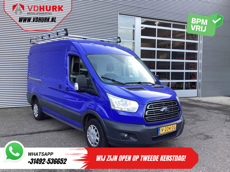 Ford Transit 2.0 TDCI 130 pk L2H2 Trend NL Auto/ 2xSchuifdeur/ Imperaal + Ladder/ Inrichting/ Cruise/ Camera/ Trekhaak/ PDC/ Airco - Furgoneta pequeña: foto 1 Ford Transit 2.0 TDCI 130 pk L2H2 Trend NL Auto/ 2xSchuifdeur/ Imperaal + Ladder/ Inrichting/ Cruise/ Camera/ Trekhaak/ PDC/ Airco - Furgoneta pequeña: foto 1