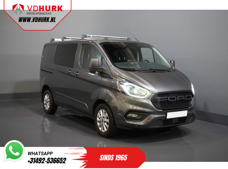 Ford Transit Custom 2.0 TDCI 130 pk Aut. DC Dubbel Cabine Limited 2x Schuifdeur/ CarPlay/ Stoelverw./ Cruise/ LMV/ Navi/ Cruise/ PDC - Furgoneta pequeña, Furgoneta combi: foto 1 Ford Transit Custom 2.0 TDCI 130 pk Aut. DC Dubbel Cabine Limited 2x Schuifdeur/ CarPlay/ Stoelverw./ Cruise/ LMV/ Navi/ Cruise/ PDC - Furgoneta pequeña, Furgoneta combi: foto 1