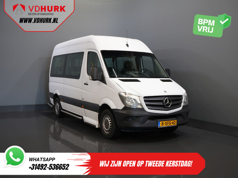 Minibús, Furgoneta de pasajeros Mercedes-Benz Sprinter Mercedes-Benz 313 2.2 CDI Aut. E6 L2H2 €10.890 Incl. BTW BPM VRIJ! EXPORT ONLY Combi/ 9 Persoons/ Kombi/ 9P/ Airco/ Rolstoellift: foto 9