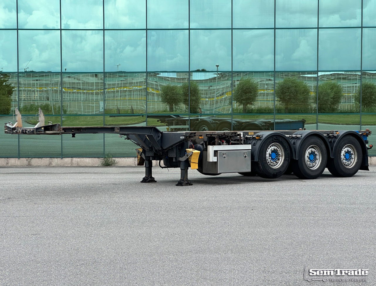 Pacton TXC.343.KB Front+Middle+Back Slider Lift Axle Steering Axle NL-Trailer - Semirremolque portacontenedore/ Intercambiable: foto 1 Pacton TXC.343.KB Front+Middle+Back Slider Lift Axle Steering Axle NL-Trailer - Semirremolque portacontenedore/ Intercambiable: foto 1