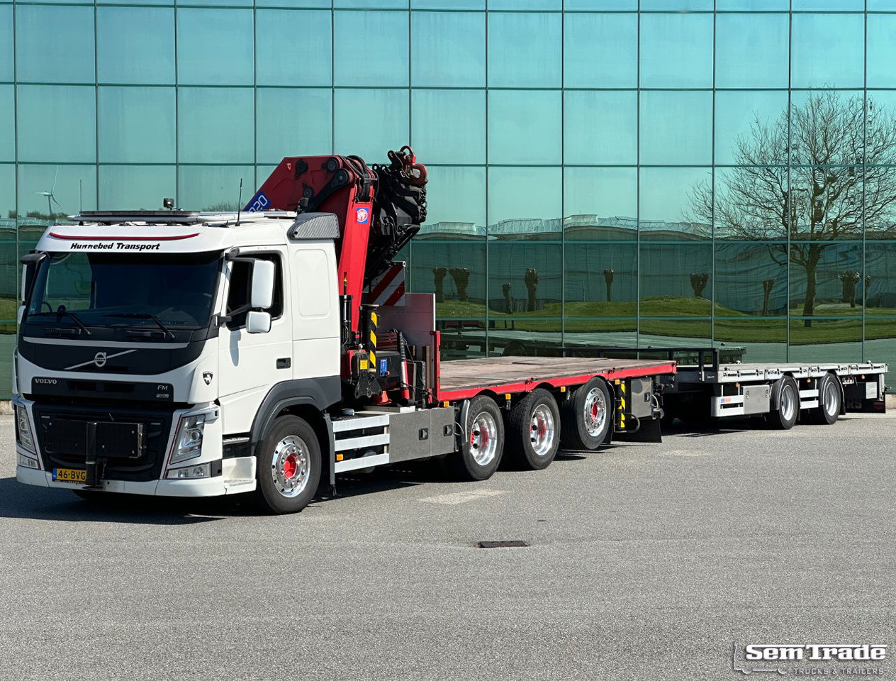 Camión grúa Volvo FMX 540 8X4 HMF 6020 K8 Kraan 231.000 KM + 2023 Sterk Trailer Super Condit: foto 10
