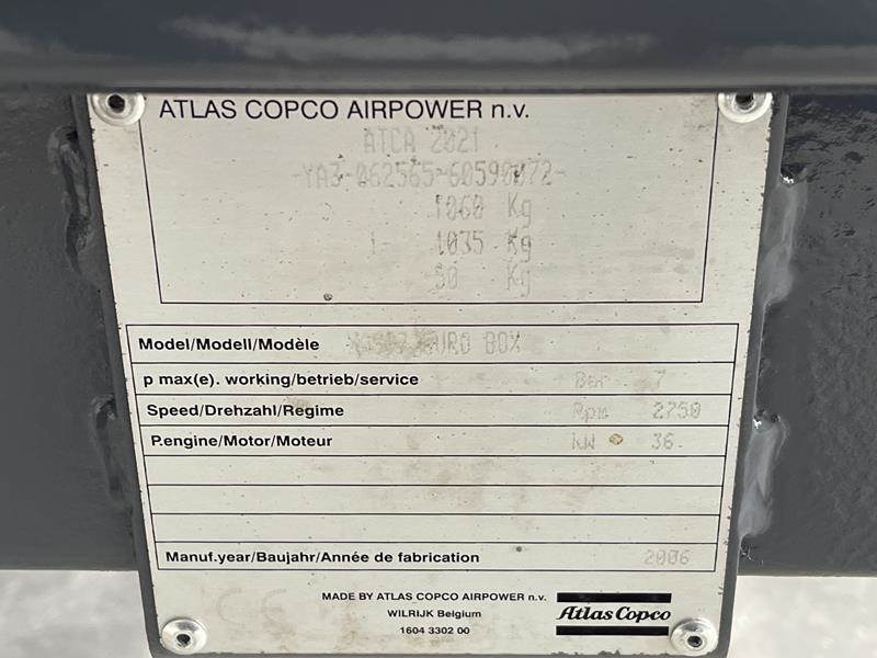 Atlas-Copco XAS 97 DD - N - Compresor de aire: foto 4 Atlas-Copco XAS 97 DD - N - Compresor de aire: foto 4