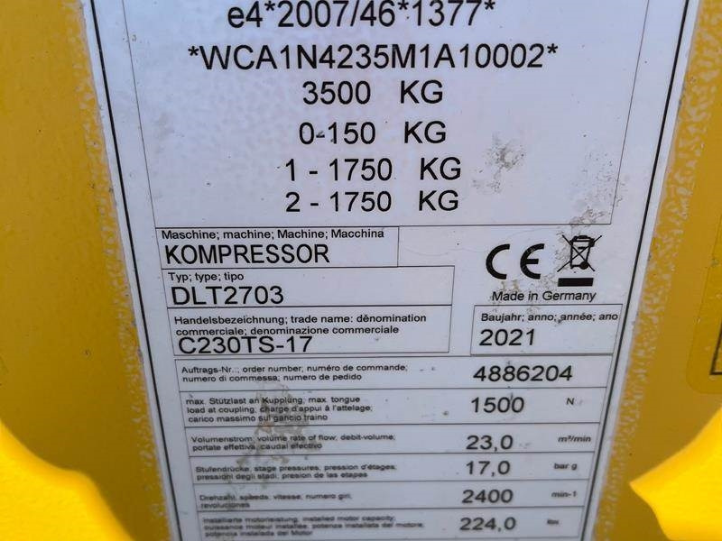 Compair C 230 TS - 17 - Compresor de aire: foto 2 Compair C 230 TS - 17 - Compresor de aire: foto 2