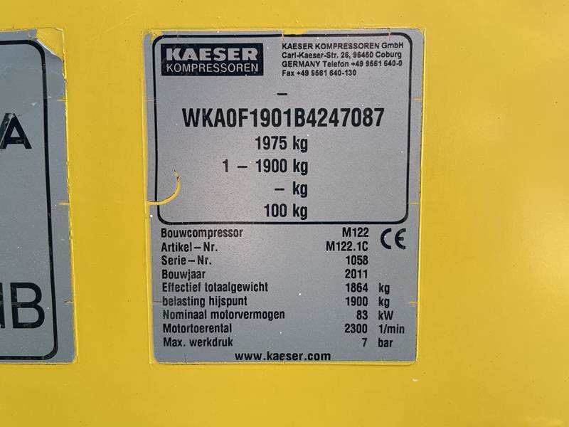 Kaeser M 122 - N - Compresor de aire: foto 5 Kaeser M 122 - N - Compresor de aire: foto 5