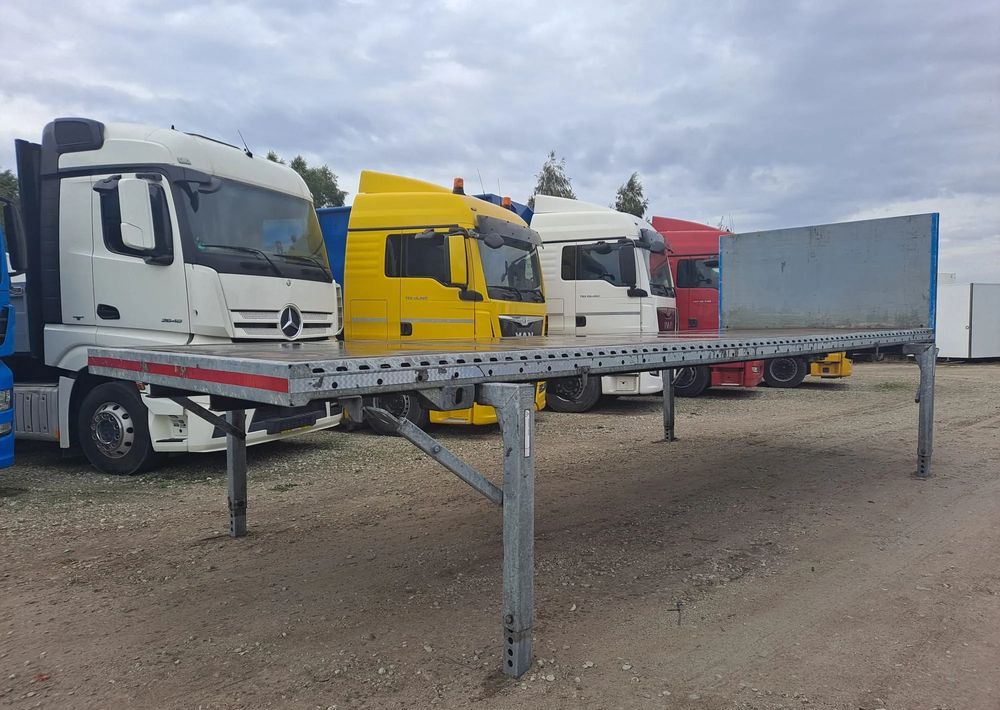 Krone Platforma 7,45 Ackermann - Carrocería abierta: foto 1 Krone Platforma 7,45 Ackermann - Carrocería abierta: foto 1