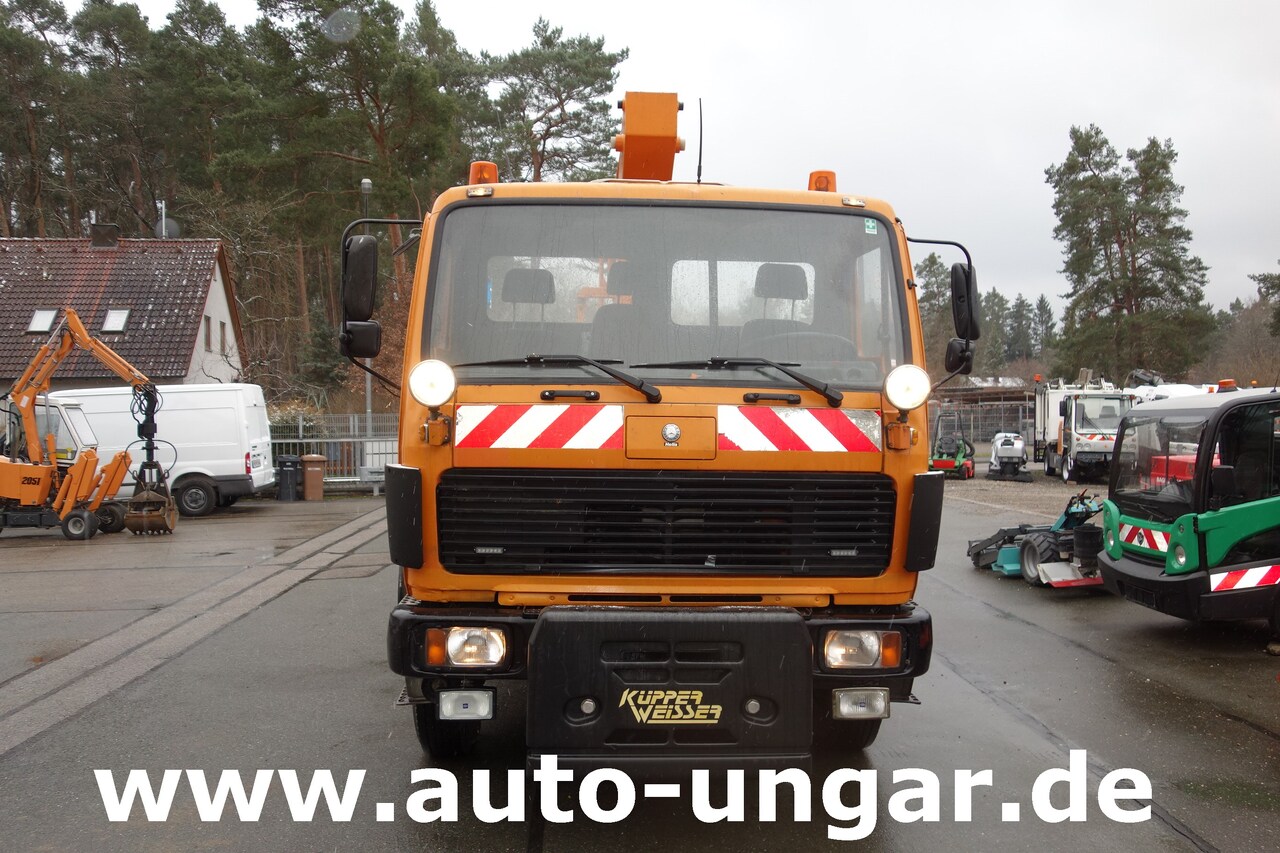 MERCEDES-BENZ Mercedes 1617 AK 4x4 Kipper Ruthmann K 115 Steiger Arbeitsbühne Kommunalfahrzeug - Camión volquete: foto 2 MERCEDES-BENZ Mercedes 1617 AK 4x4 Kipper Ruthmann K 115 Steiger Arbeitsbühne Kommunalfahrzeug - Camión volquete: foto 2