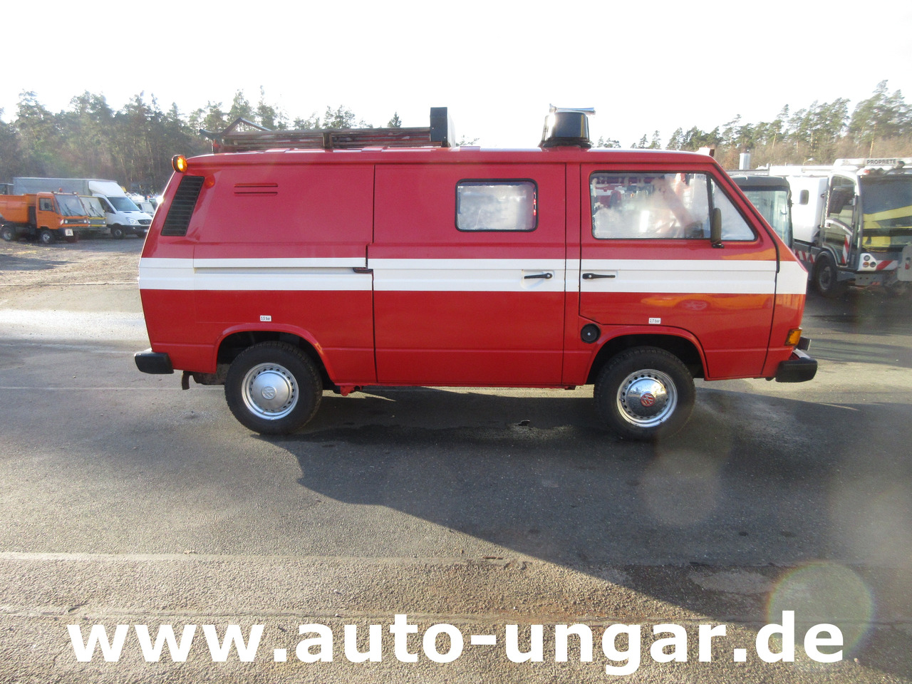 VOLKSWAGEN VW T3 Transporter Turbodiesel Feuerwehr ELF 1 aus 1985 - Camión de bomberos: foto 4 VOLKSWAGEN VW T3 Transporter Turbodiesel Feuerwehr ELF 1 aus 1985 - Camión de bomberos: foto 4