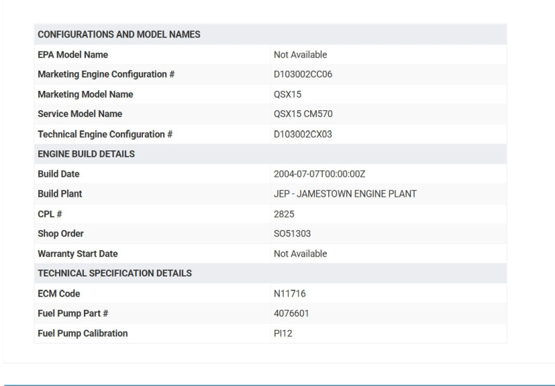 Motor para Maquinaria industrial Cummins QSX15-C600  CPL 2825 Engine (Industrial): foto 12