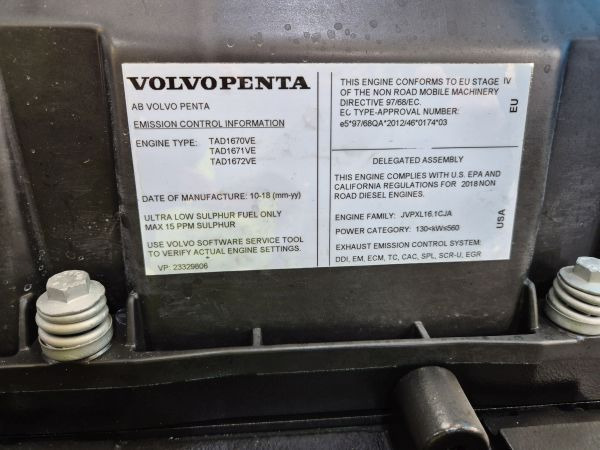 Motor para Maquinaria industrial nuevo Volvo  TAD1672VE Engine (Industrial) New: foto 12