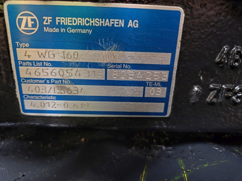 ZF Industrial JCB 4WG160 403/L5634 New Gearbox (Plant) - Caja de cambios para Maquinaria de construcción: foto 2 ZF Industrial JCB 4WG160 403/L5634 New Gearbox (Plant) - Caja de cambios para Maquinaria de construcción: foto 2